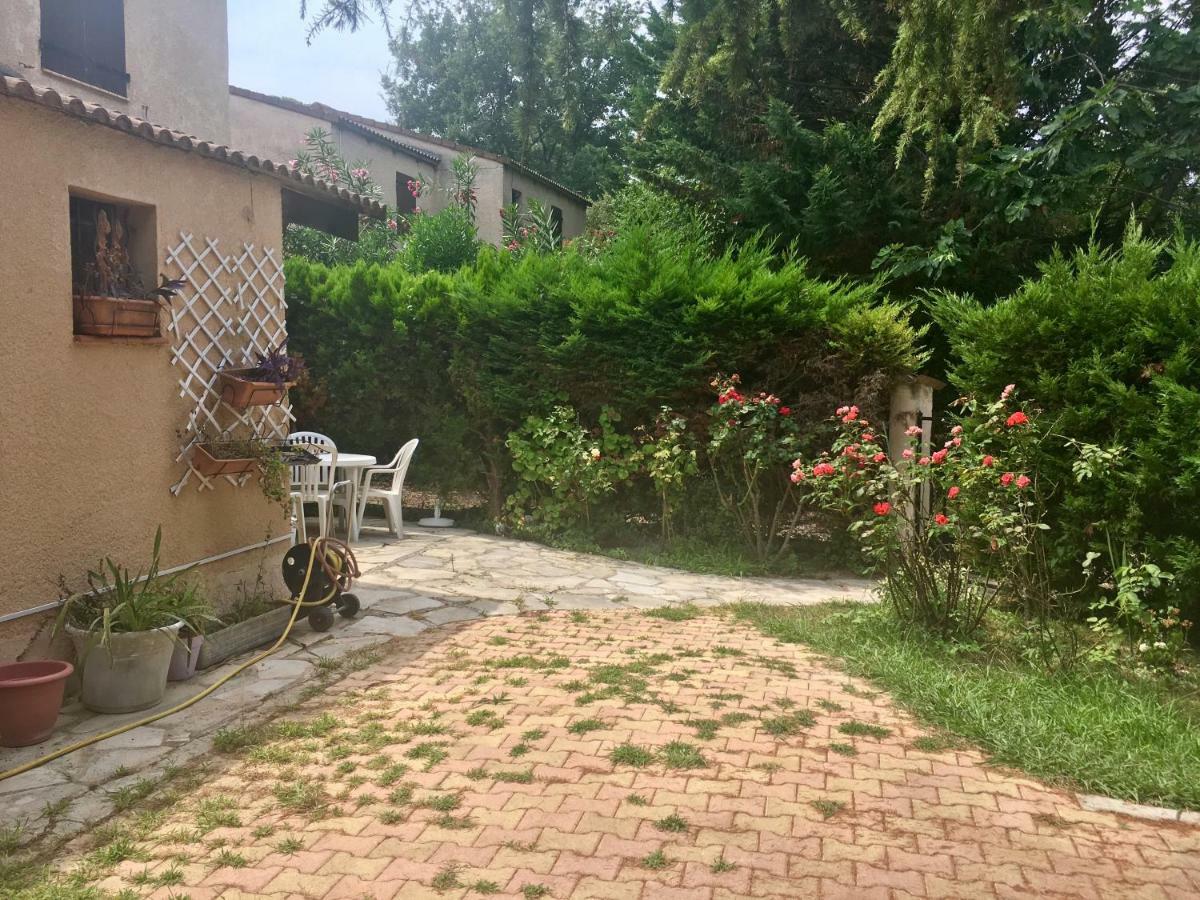 Le Cannet, Chambre à l'étage d'une maison avec piscine Esterno foto